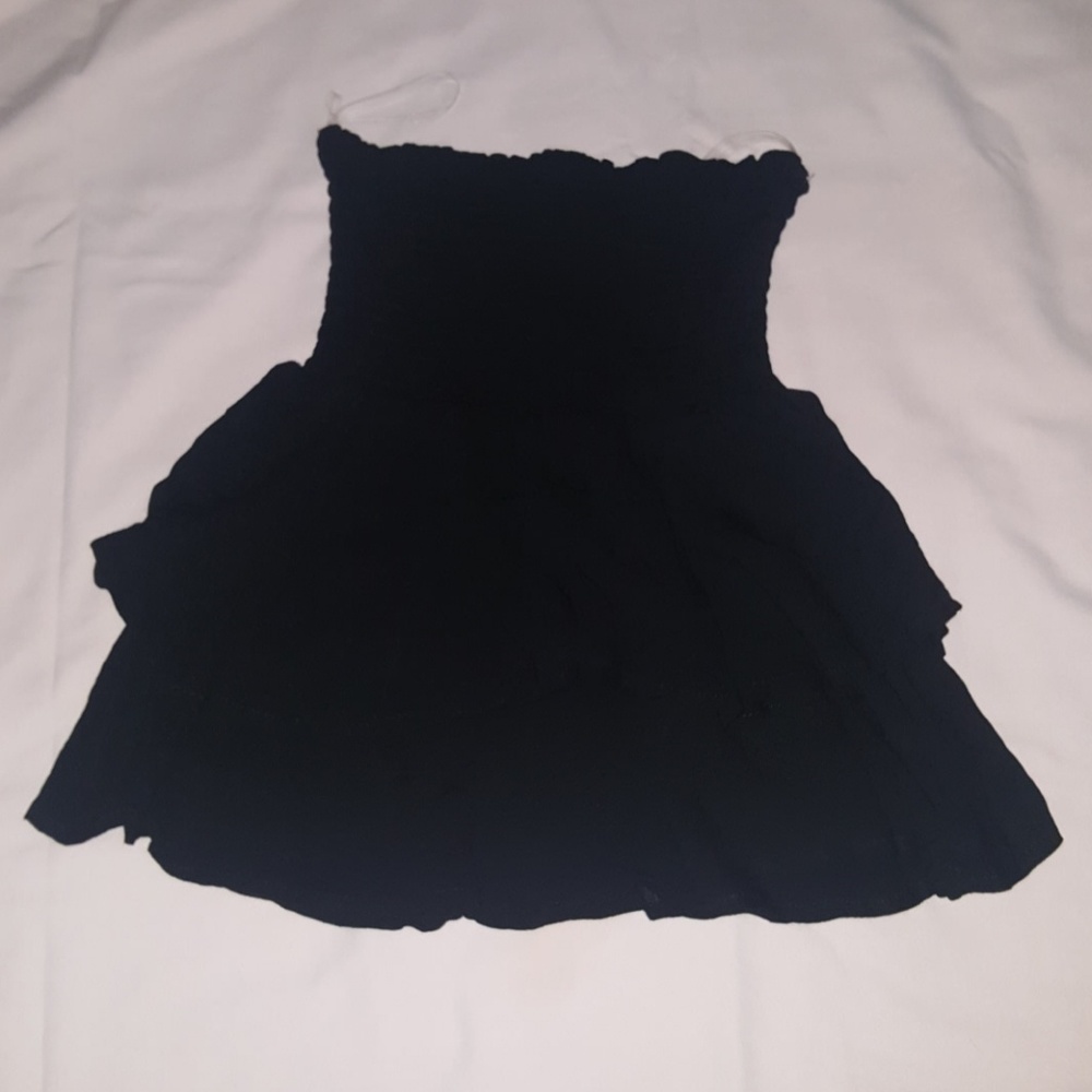 Smocked ruffled top